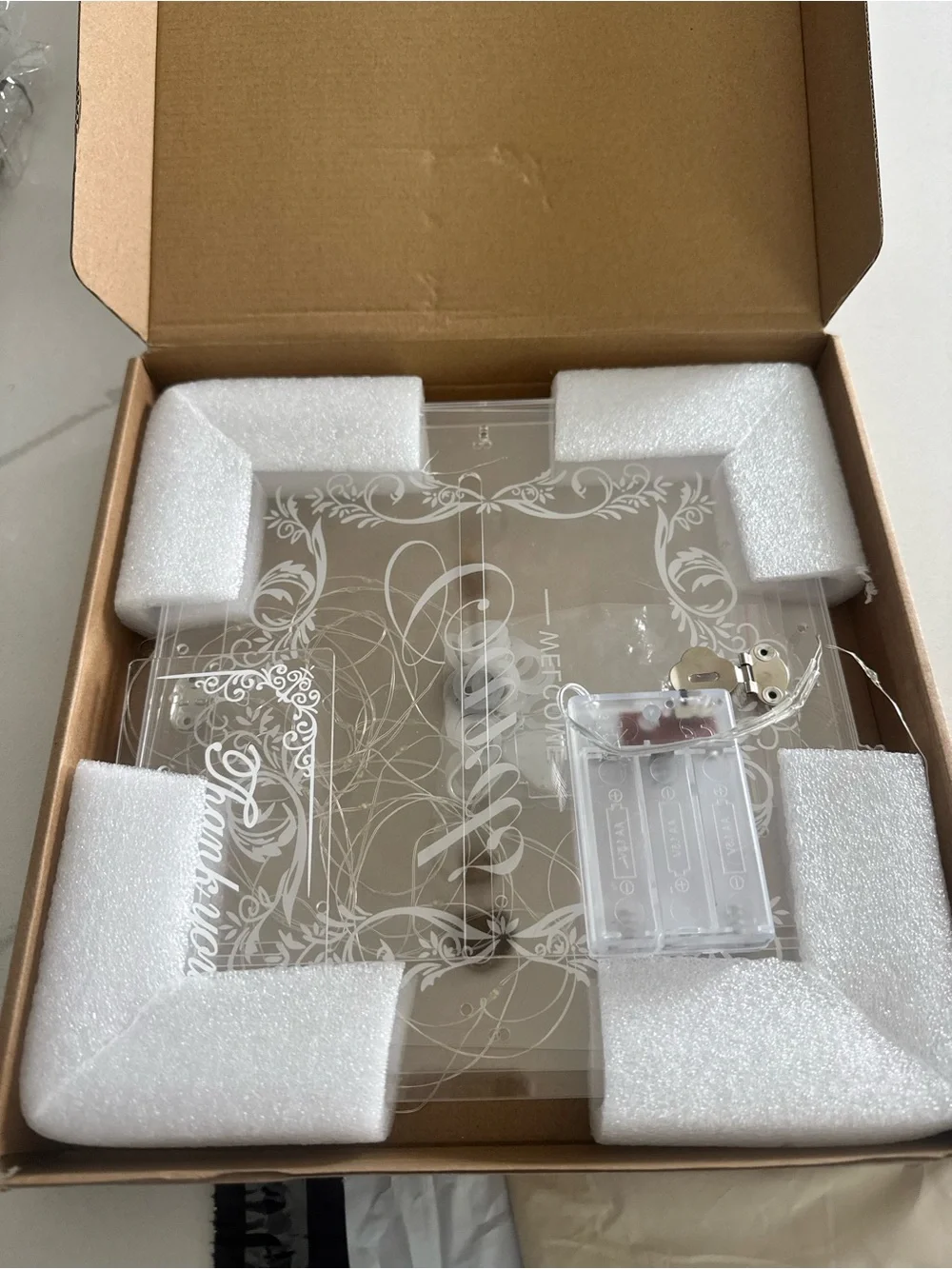 N/A clear acrylic